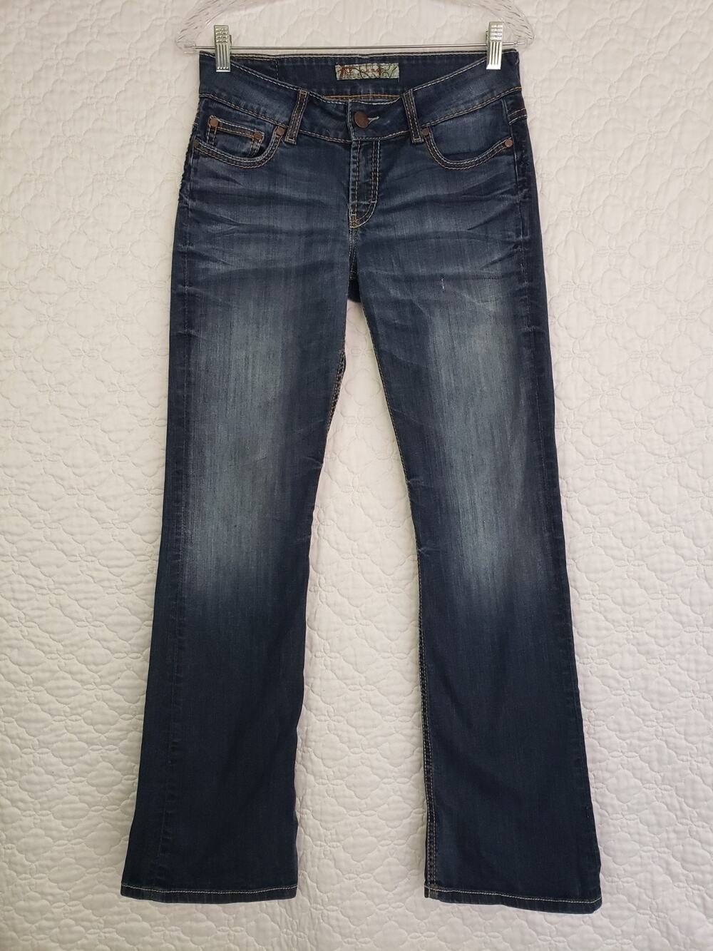 BKE Buckle Cuture Womens Jeans Size 27 Stitch Stretch Boot Cut Stone Stretch